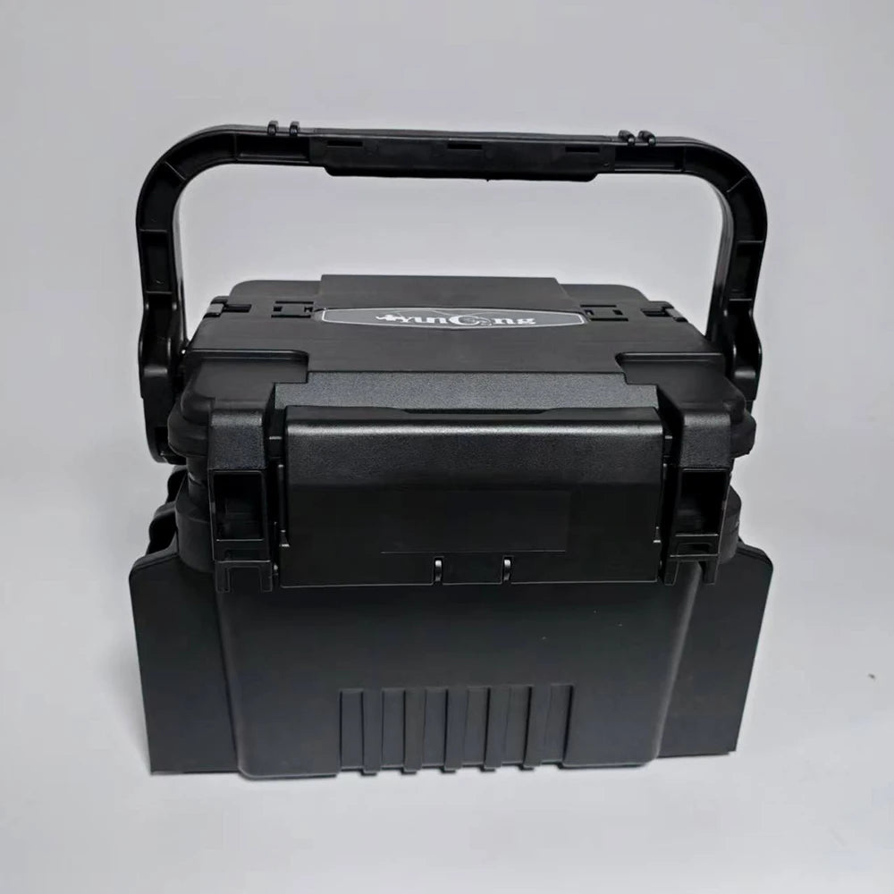 Double layer lure fishing box, fishing gear toolbox, bait box, accessory box, storage box, outdoor storage luggage and bags