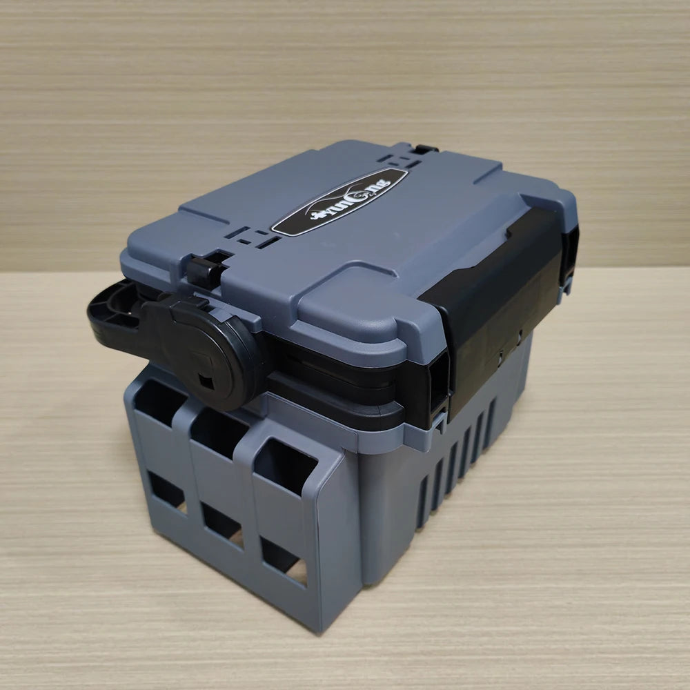 Double layer lure fishing box, fishing gear toolbox, bait box, accessory box, storage box, outdoor storage luggage and bags
