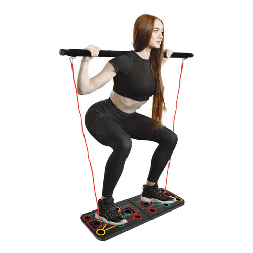 9 in 1 Push Up Rack Board System Fitness Workout Train Gym Exercise - IronWear Co.