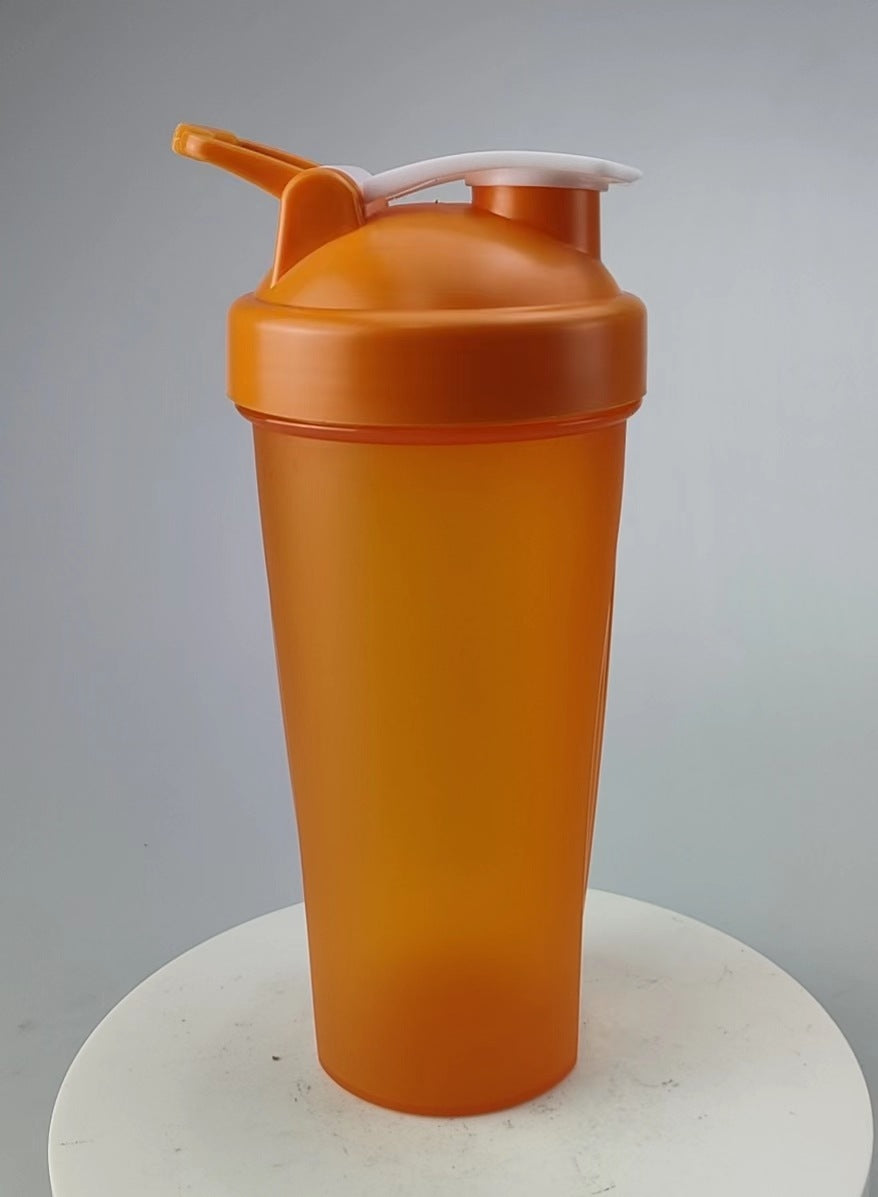 Fitness portable shaking cup protein powder milk shake cup 600ml mixing cup sports plastic water cup