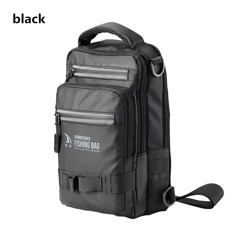 Fishing bag, fishing gear, backpack, lightweight tactical fishing gear box, multifunctional bag, outdoor fishing bag