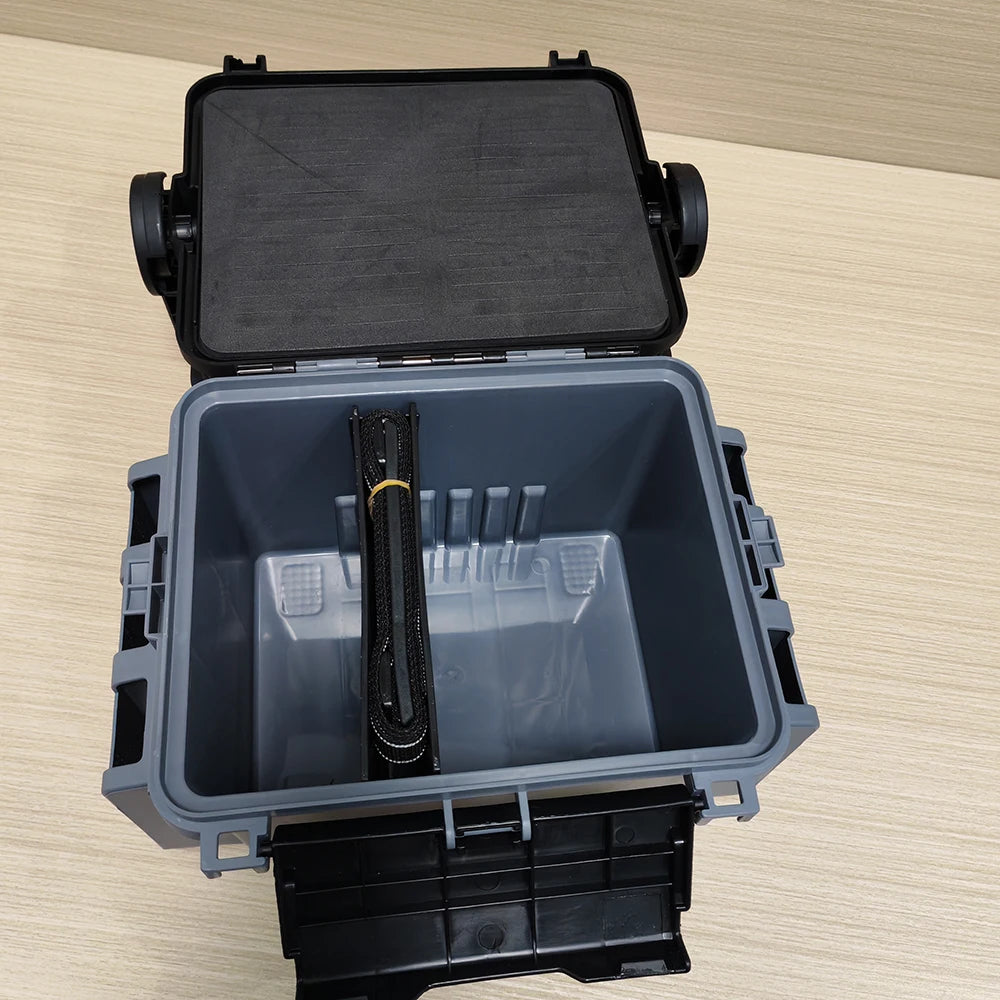 Double layer lure fishing box, fishing gear toolbox, bait box, accessory box, storage box, outdoor storage luggage and bags