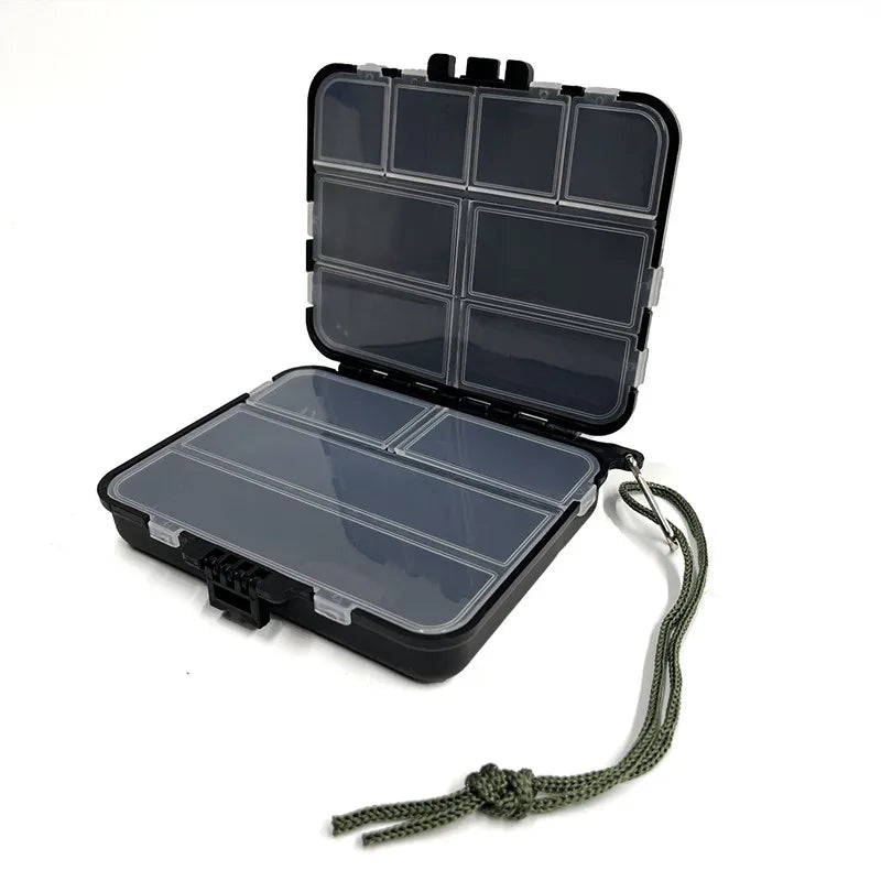 Double sided Fishing Parts Storage Bait Box Fish Hook Carp Accessories Storage Box Luya Fishing Gear Box Fishing Accessories Box