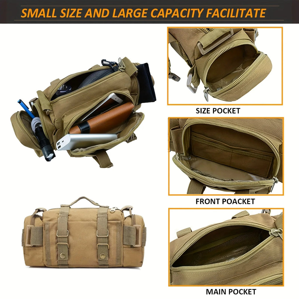 Multifunctional Outdoor Sport Waist Bag Storage Waist Bag for Fishing, Running, and Photography Gear - IronWear Co.