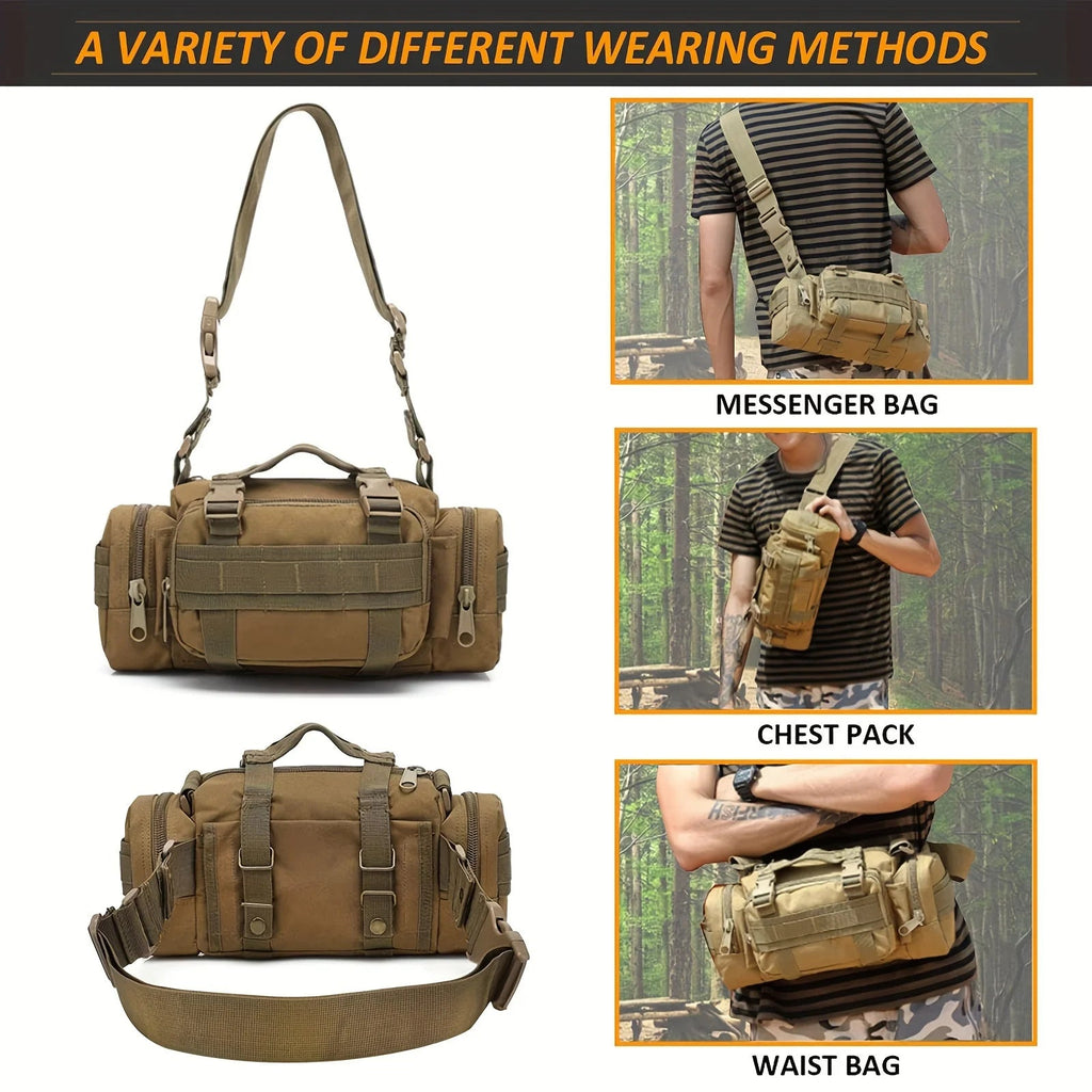 Multifunctional Outdoor Sport Waist Bag Storage Waist Bag for Fishing, Running, and Photography Gear - IronWear Co.