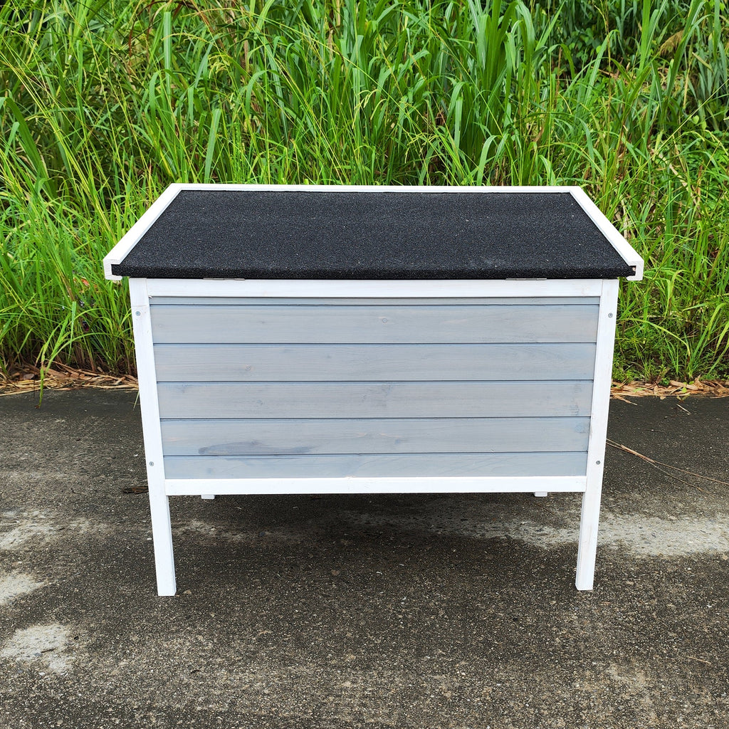 Outdoor Breathable Cat House for Outside Cats,Cat Shelter for Feral Cats with Escape Door,Porch Deck - IronWear Co.