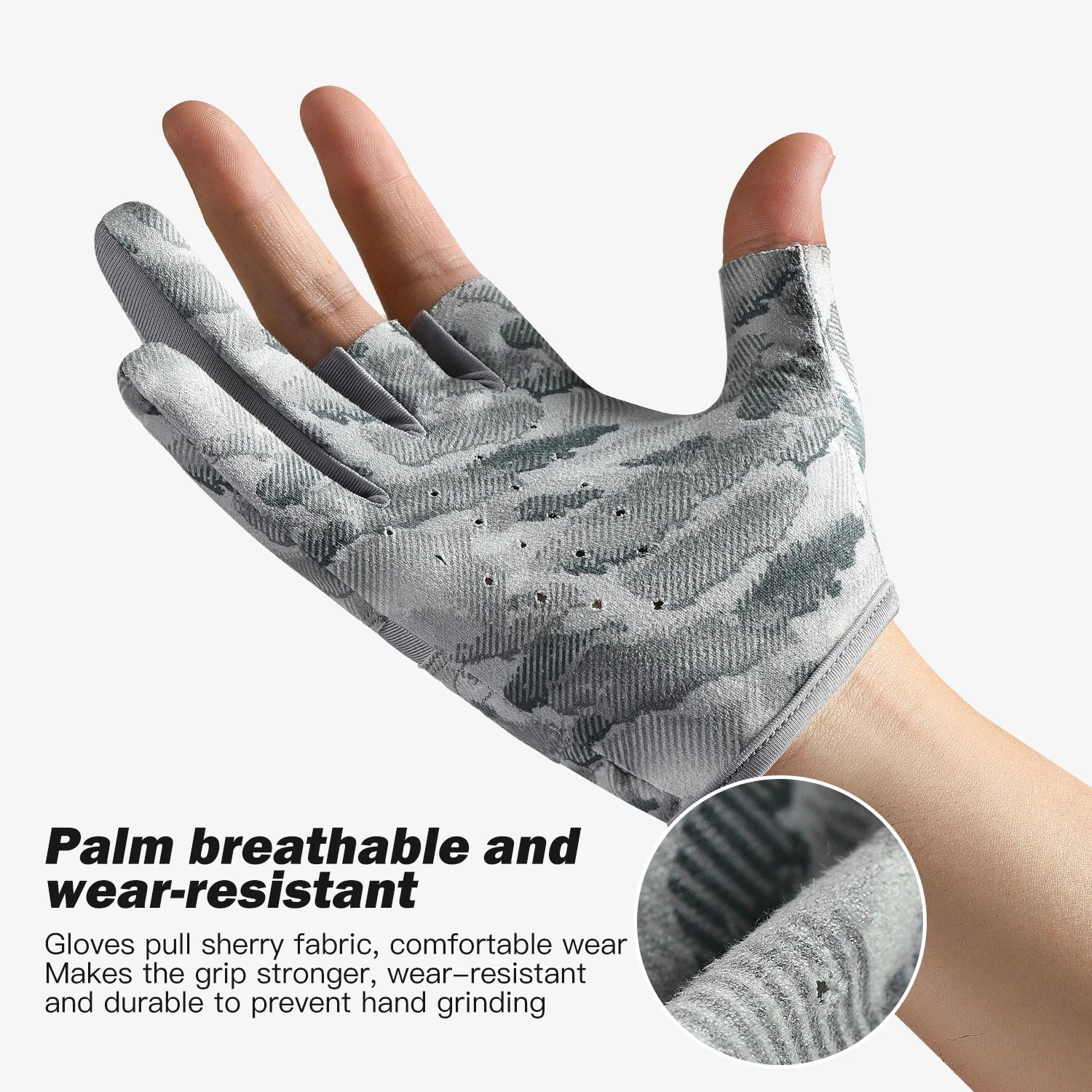 Outdoor fishing equipment - thin comfortable breathable leak proof 3-finger lure fishing gloves - IronWear Co.