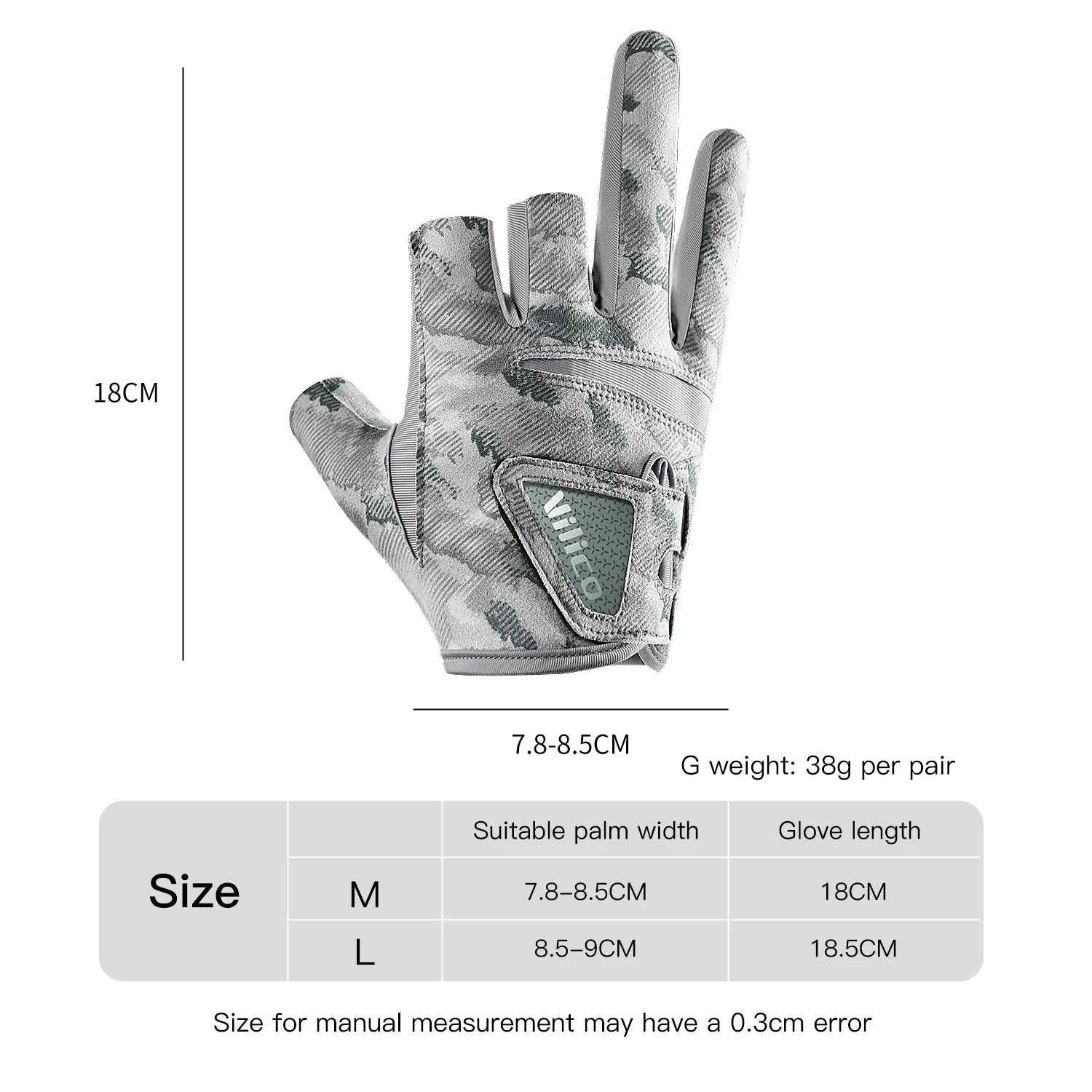 Outdoor fishing equipment - thin comfortable breathable leak proof 3-finger lure fishing gloves - IronWear Co.