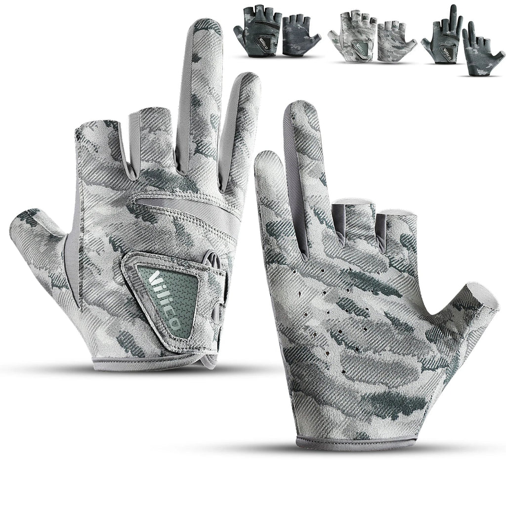Outdoor fishing equipment - thin comfortable breathable leak proof 3-finger lure fishing gloves - IronWear Co.