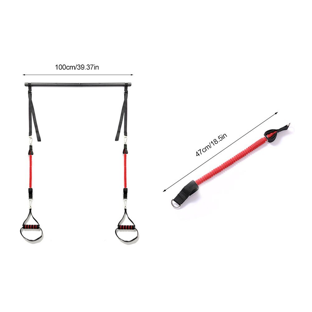 Resistance Band Pilates Stick Gym Exercise Muscle Power Tension Bar With Fitness Stick Home Body Work Out Fitness Pull Rope - IronWear Co.