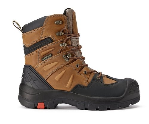 ROCKROOSTER Woodland Men's 8 inch Brown Work Boots, Composite Toe, - IronWear Co.