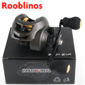 Rooblinos AK Series,7.2:1 Gear Ratio,2+1 Ball Bearing,18LB Max Drag,Baitcasting Reel,For Freshwater Saltwater - IronWear Co.