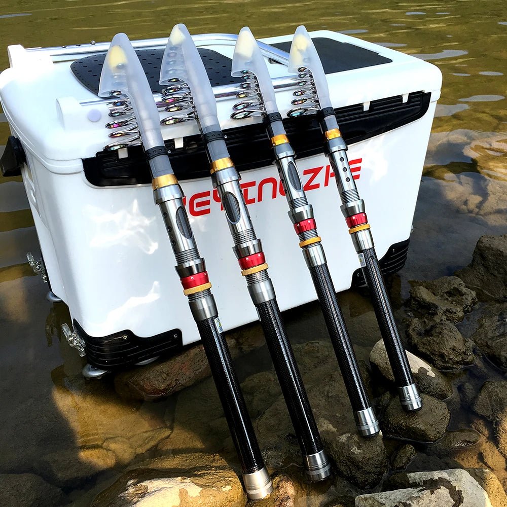 Spinning Fishing Rod and Reel Combo 1.8-3.6m Carbon Fiber Sea Pole and 5.2:1 Gear Ratio Metal Spool with Line Kits for Bass Carp - IronWear Co.