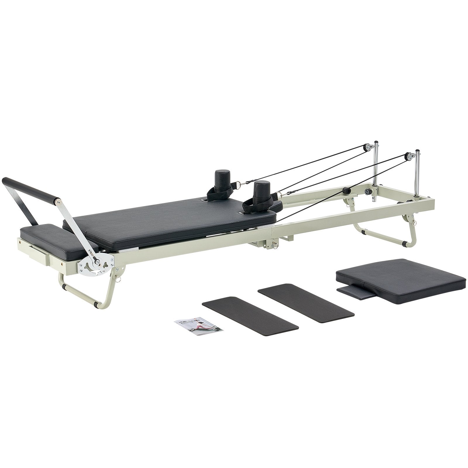 Foldable Pilates Reformer, Pilates Workout Machine for Home Gym Studio