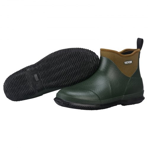 Women's Deck Boots, Waterproof Fishing Rain Boots, Anti-Slip Ankle